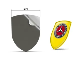 Mercedes Printed Logo Stickers Edition Premium Customizable